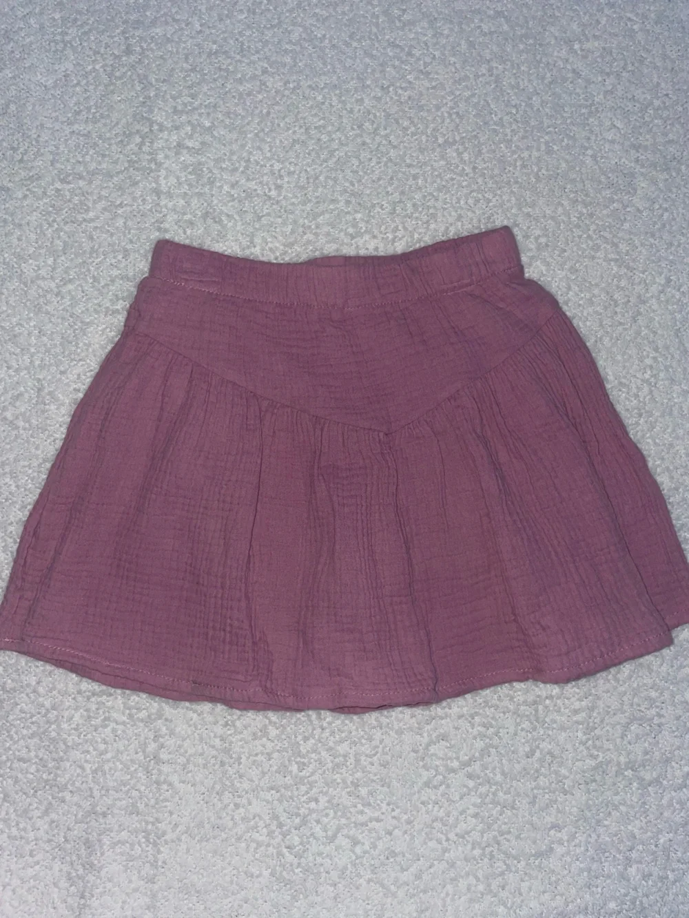 NWT Paisley Lane Girls 2pc Dusty Rose Cotton Muslin Skirt Set Size 8